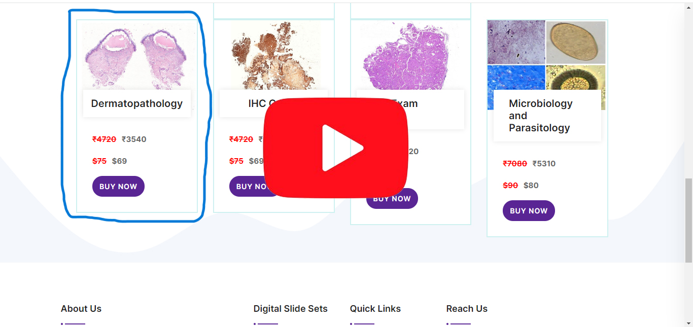 Watch Dermatopathology Digital Slides Set (Skin Lesions, Infections & Tumors)